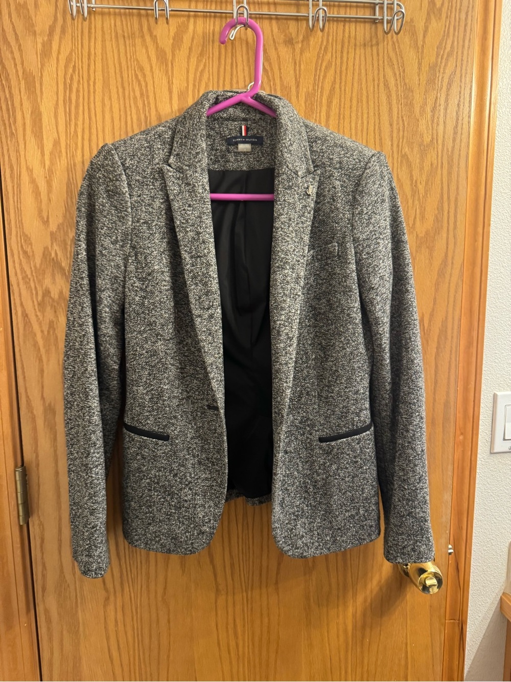 Tommy Hilfiger Gray Tweed Blazer
